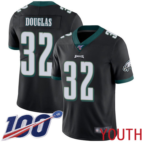 Youth Philadelphia Eagles #32 Rasul Douglas Black Alternate Vapor Untouchable NFL Jersey Limited Player->youth nfl jersey->Youth Jersey